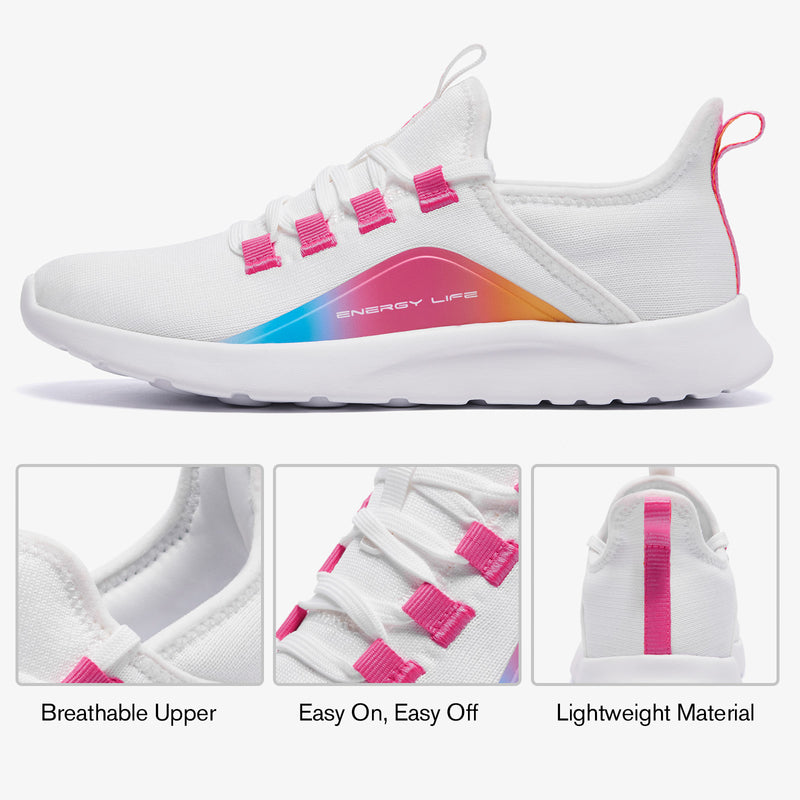 Cargue la imagen en el visor de la galería, Zapatillas ligeras para correr y caminar Energycloud de Aleader para mujer 
