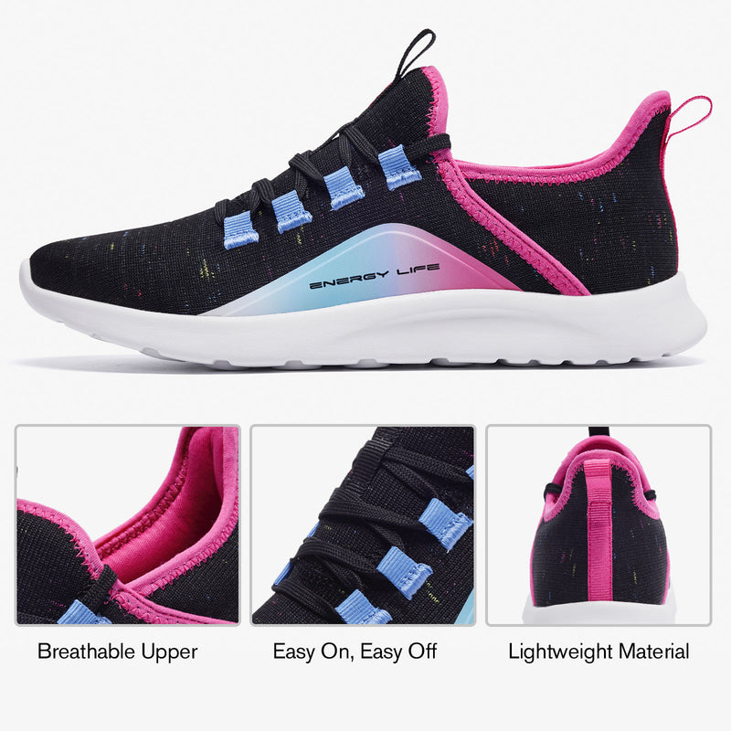 Cargue la imagen en el visor de la galería, Zapatillas ligeras para correr y caminar Energycloud de Aleader para mujer 
