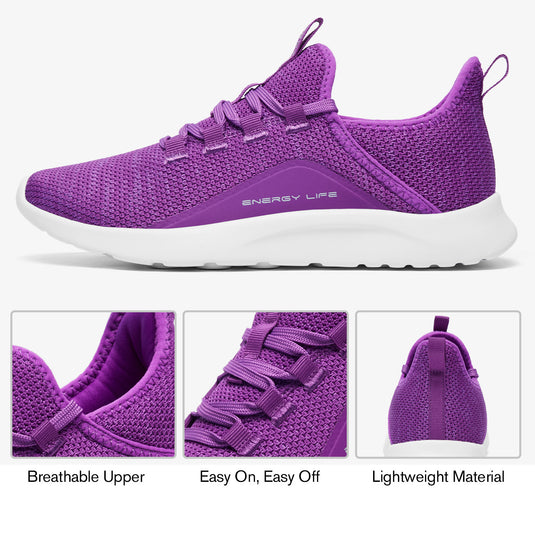 Zapatillas ligeras para correr y caminar Energycloud de Aleader para mujer 