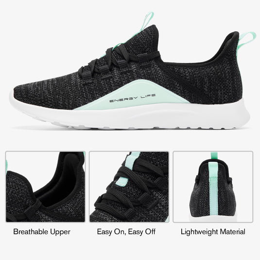 Zapatillas ligeras para correr y caminar Energycloud de Aleader para mujer 