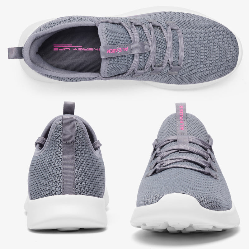 Cargue la imagen en el visor de la galería, Zapatillas ligeras para correr y caminar Energycloud de Aleader para mujer 
