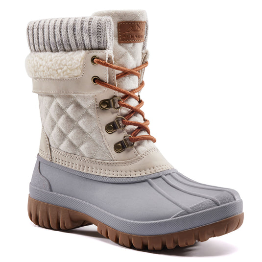 Aleader Damen Winter-Entenstiefel