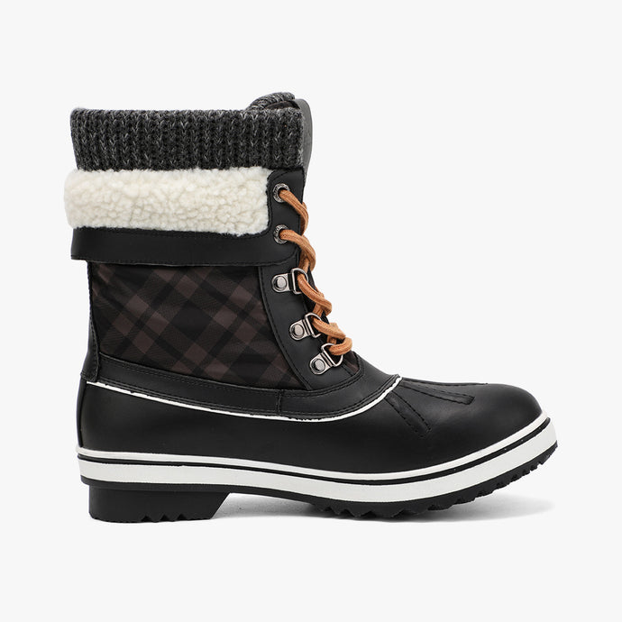 Modische, wasserdichte Winter-Schneestiefel für Damen 